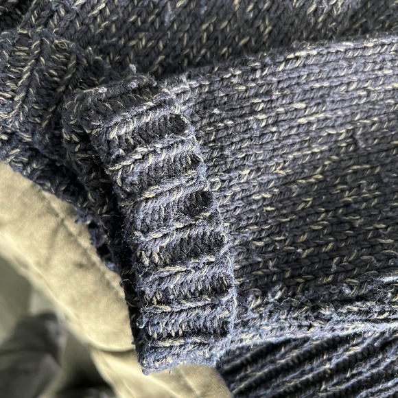 Ralph Lauren Mens thick chunky wool zip up cardigan - size L - Picture 3 of 4